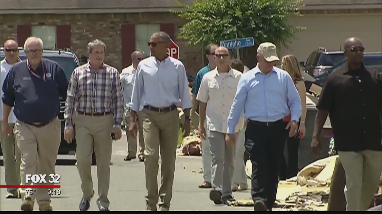 Obama vows support for Louisiana after the 'cameras leave'