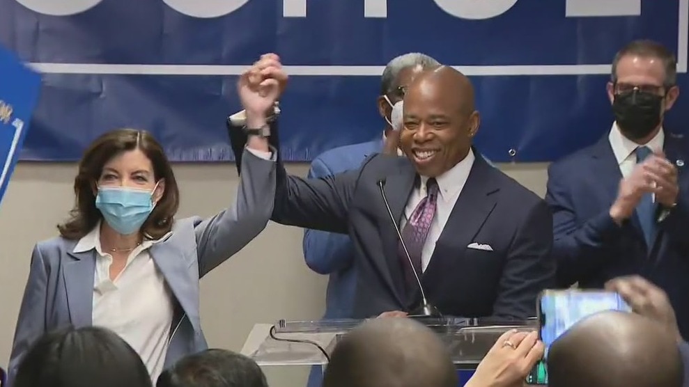 Eric Adams endorses Gov. Kathy Hochul for re-election
