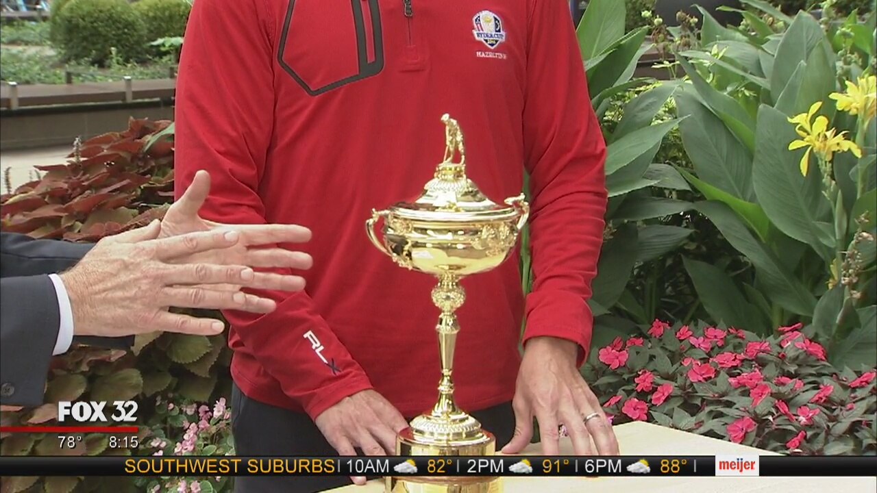 Ryder Cup Trophy makes its way to Chicago