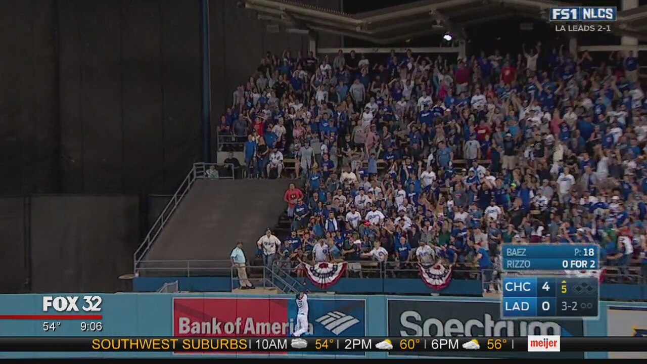Cubs win Game 4 against Dodgers