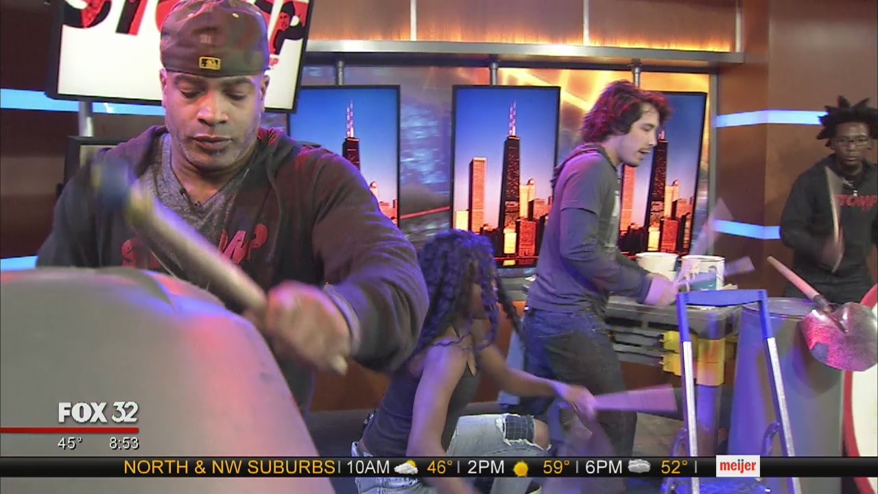 'STOMP' cast performs on Good Day Chicago