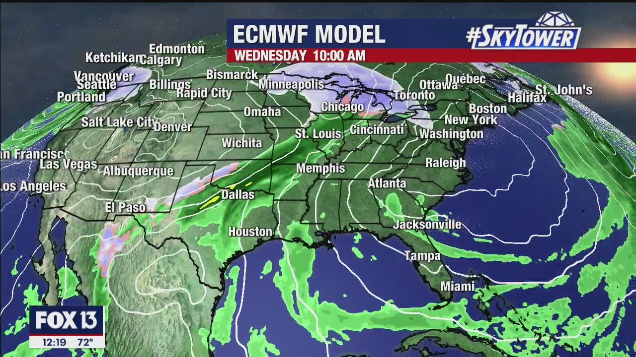 Tuesday afternoon forecast