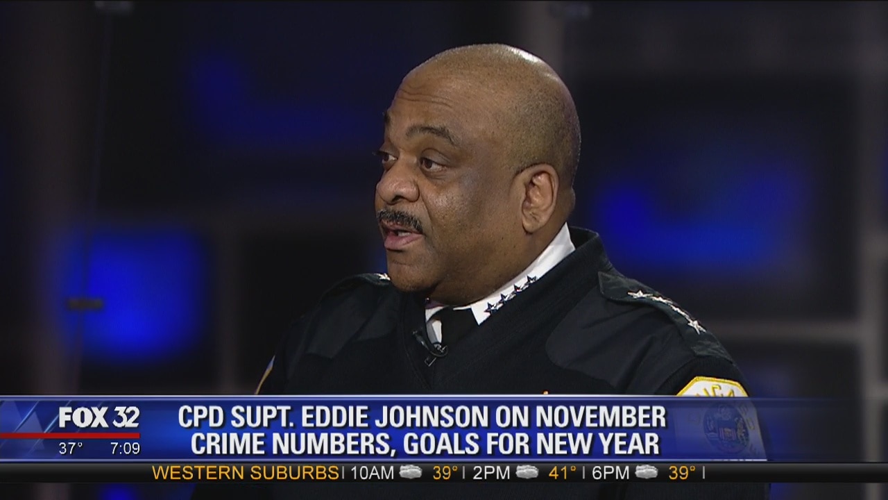 Supt. Eddie Johnson talks November crime, community-police relations