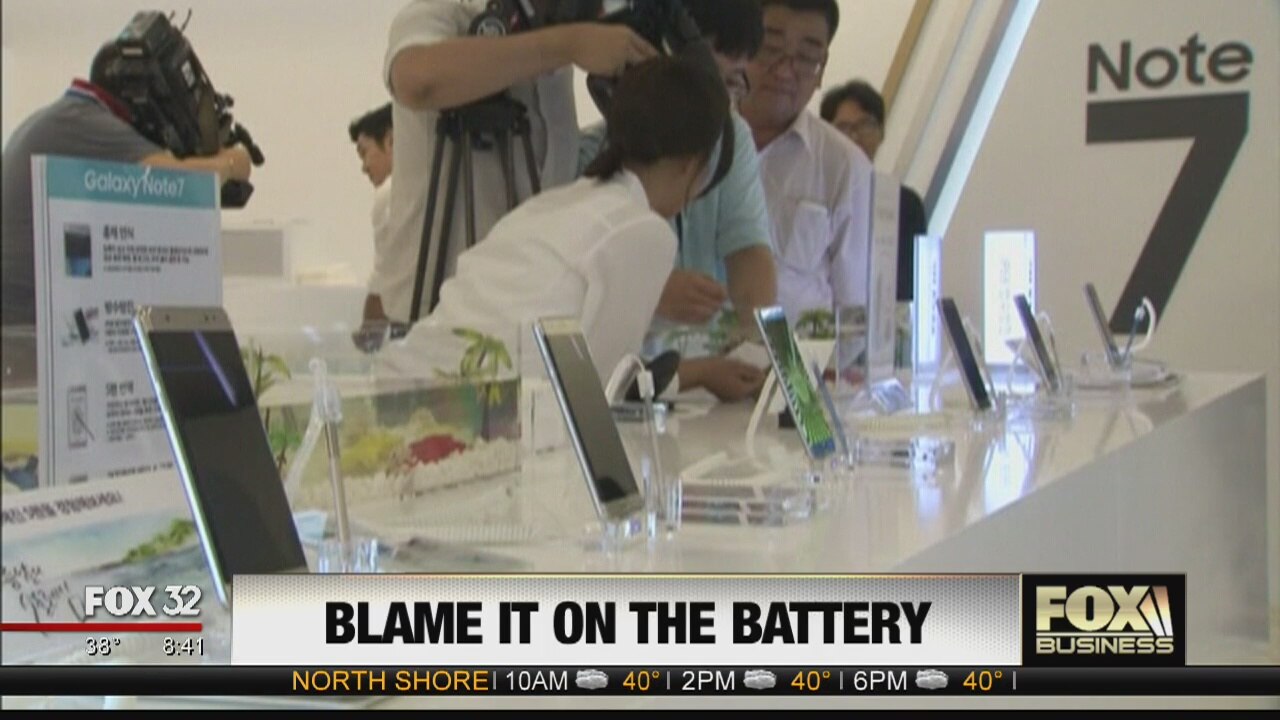 FOX Business: Samsung blames exploding phones on faulty batteries