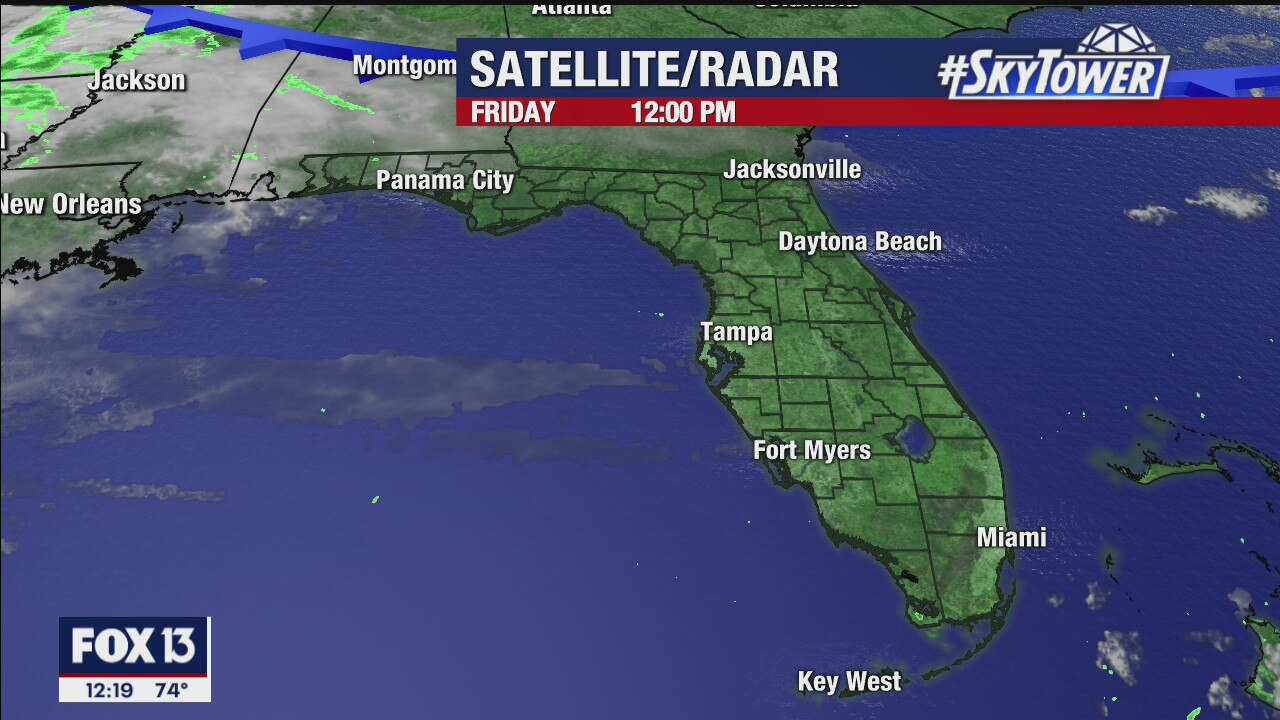 Friday afternoon forecast