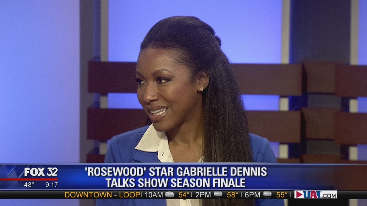 Gabrielle Dennis talks about the 'Rosewood' season finale