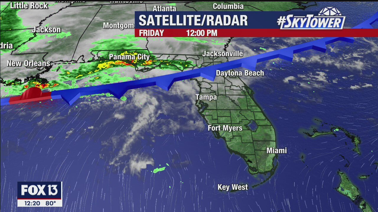 Friday afternoon forecast