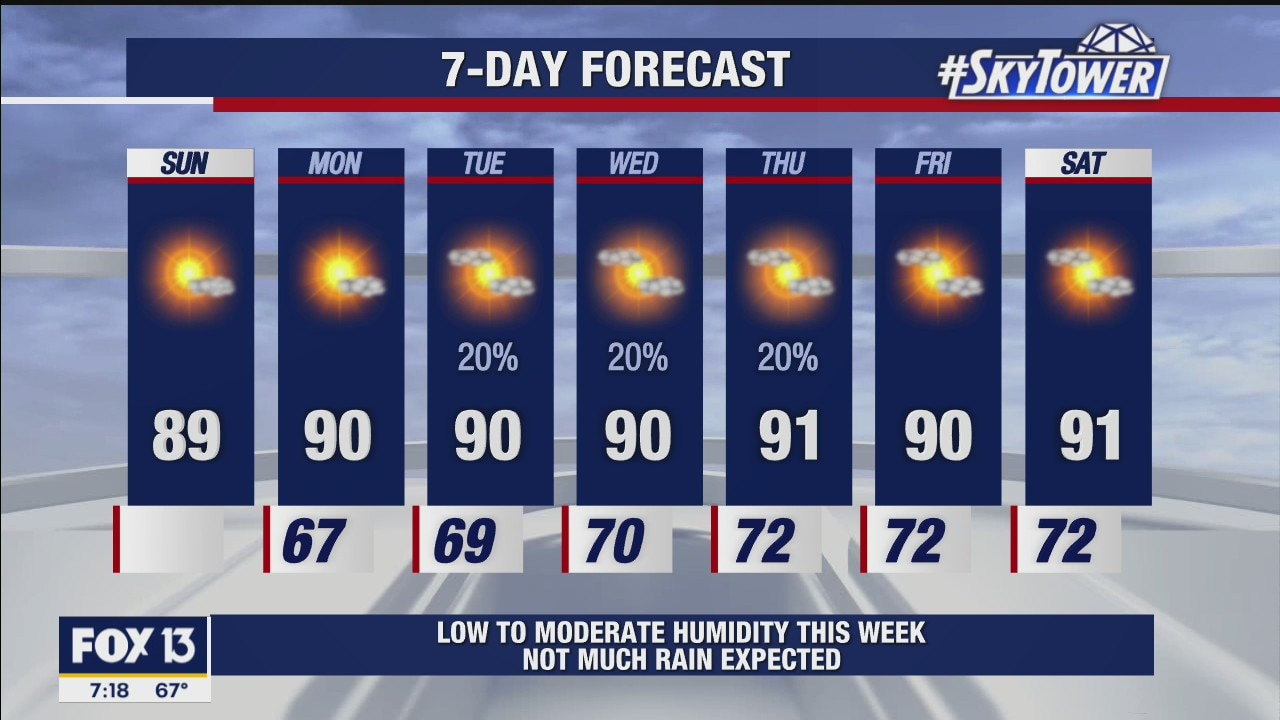 Sunday morning forecast