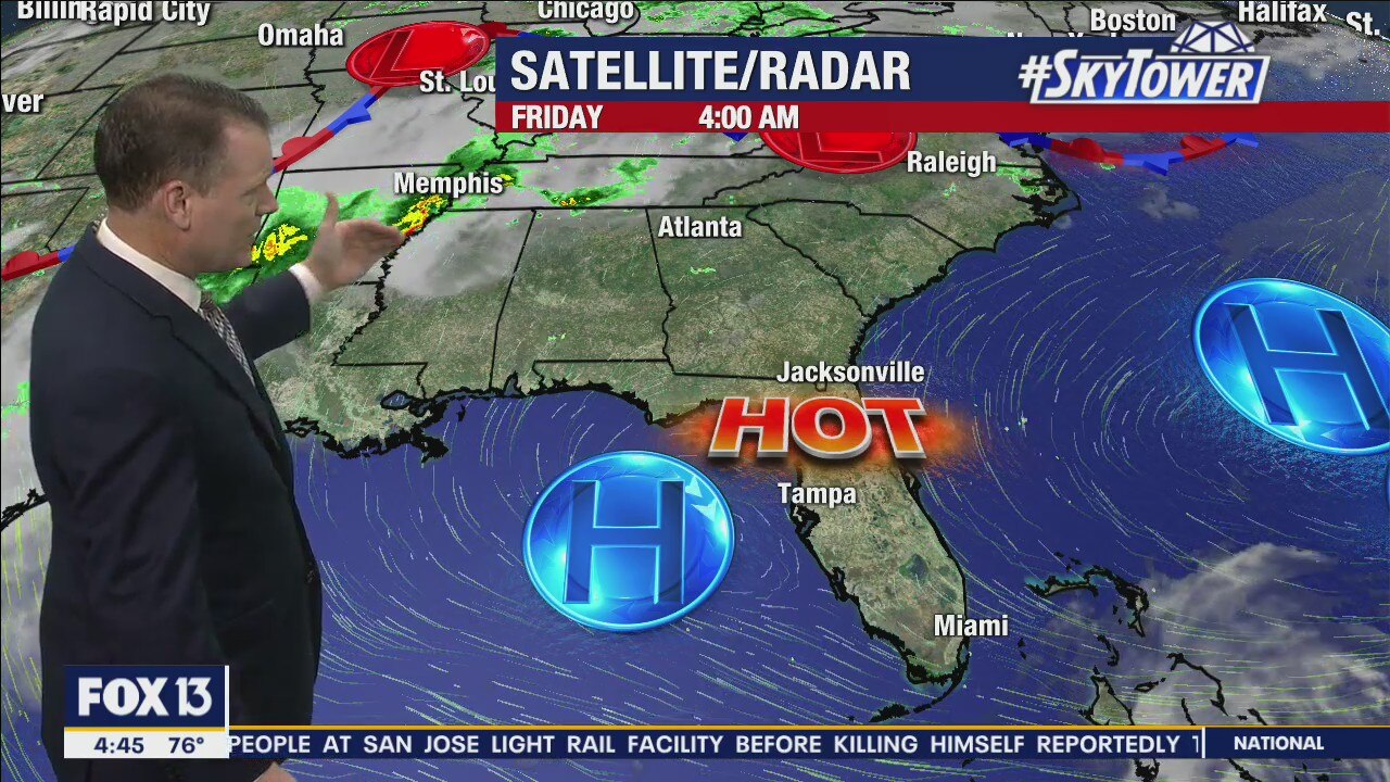 Friday morning forecast