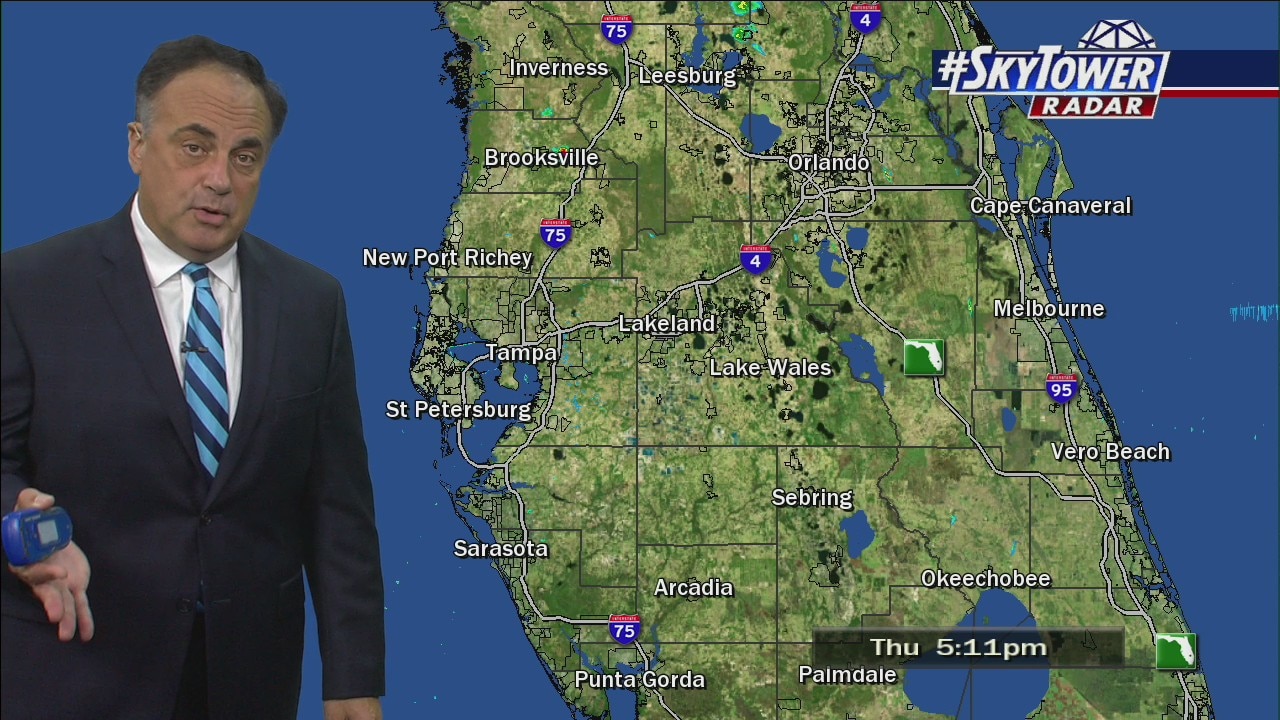 Thursday evening forecast