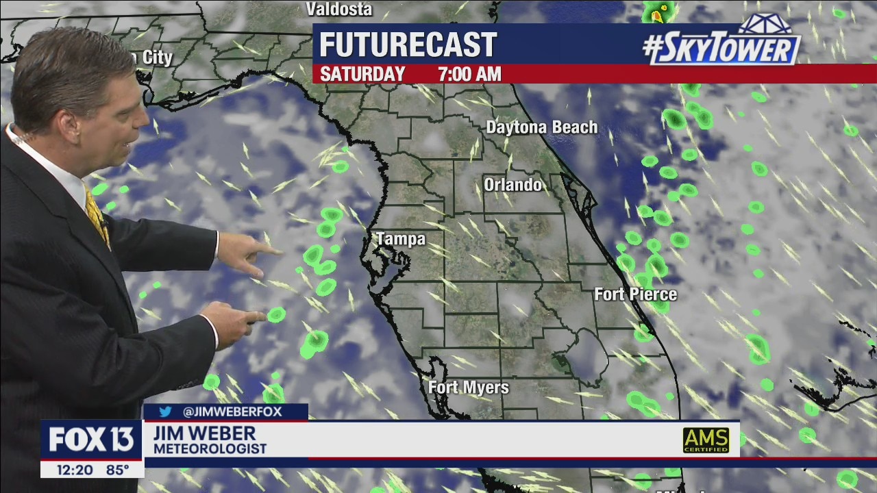 Friday afternoon forecast