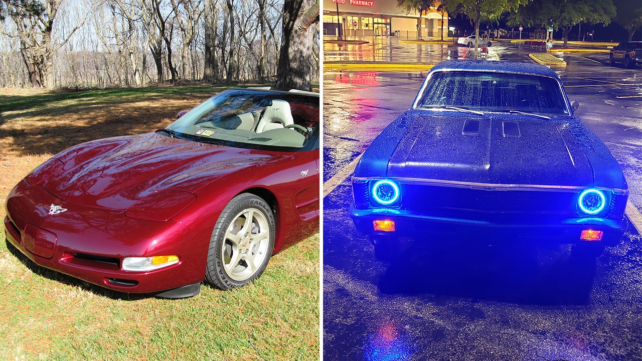 2003 Chevrolet Corvette 50th Anniversary and 1971 Chevy Nova