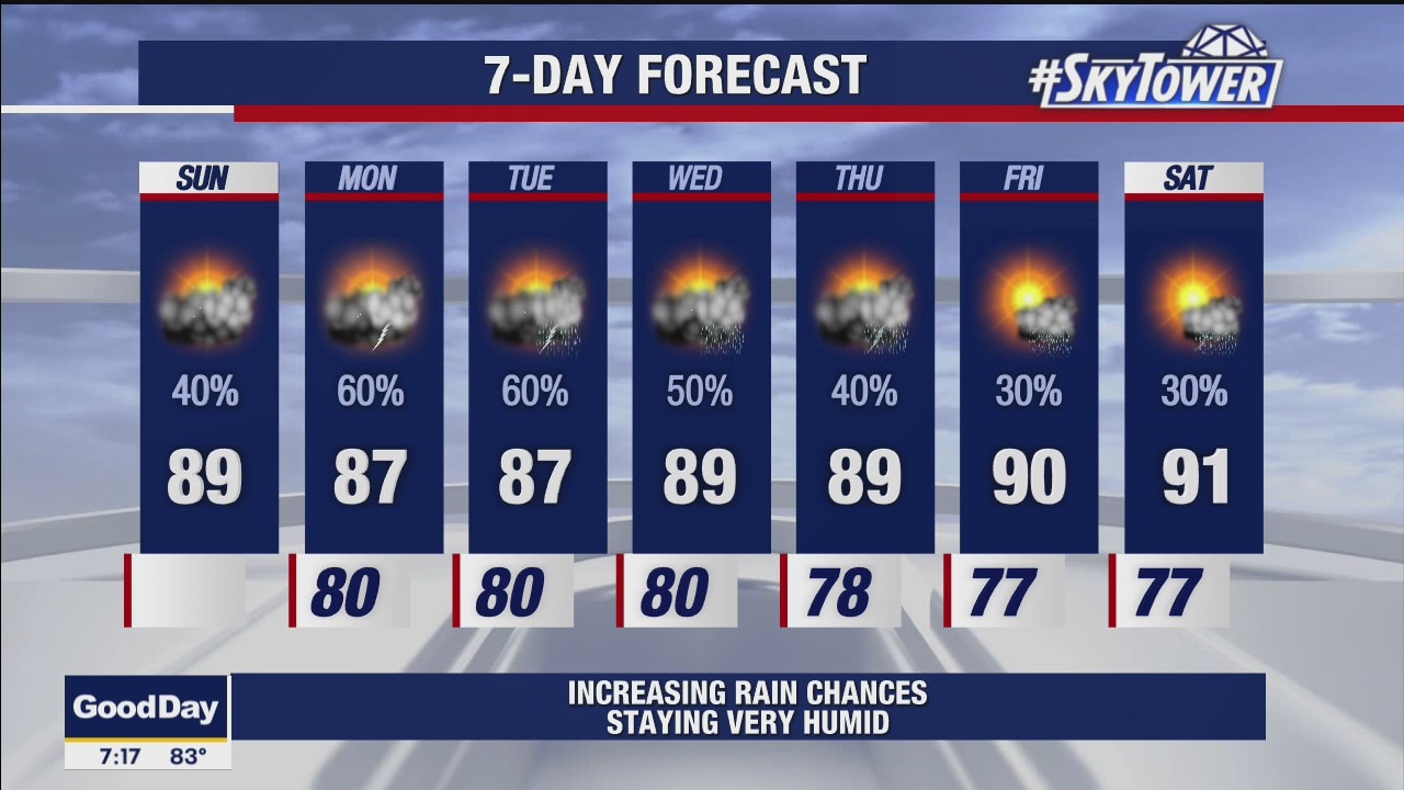 Sunday morning forecast