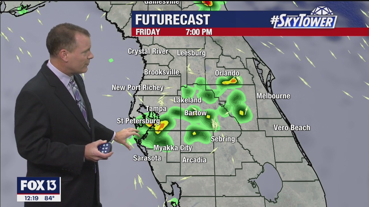 Friday afternoon forecast