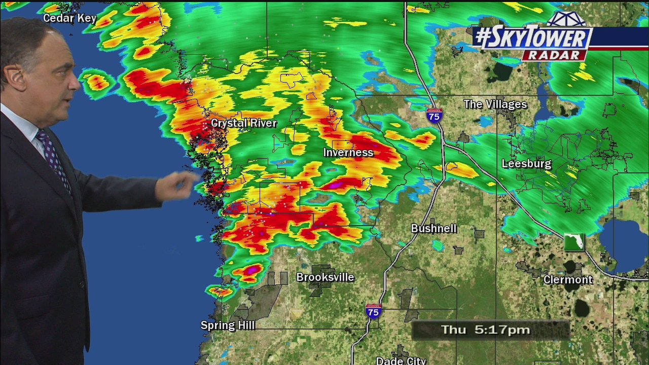 Thursday evening weathercast