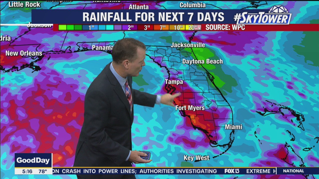 Monday morning forecast