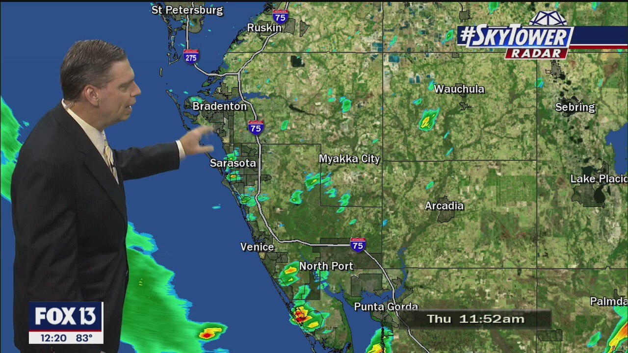 Thursday afternoon forecast