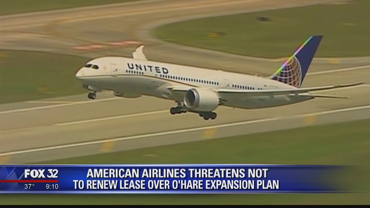 American Airlines opposed to O'Hare expansion plan