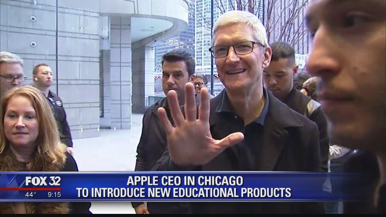 Apple unveils pencil support for $329 iPad at Chicago school event