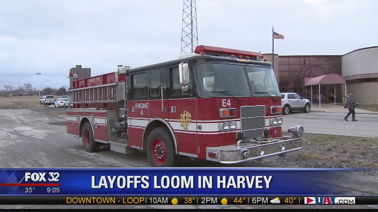 Chicago suburb of Harvey could lay off police, firefighters