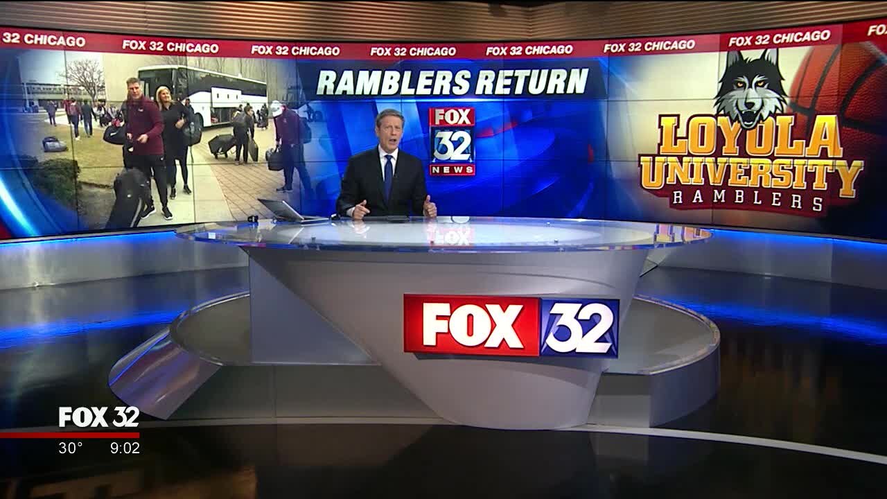 Loyola Ramblers return after Final Four loss