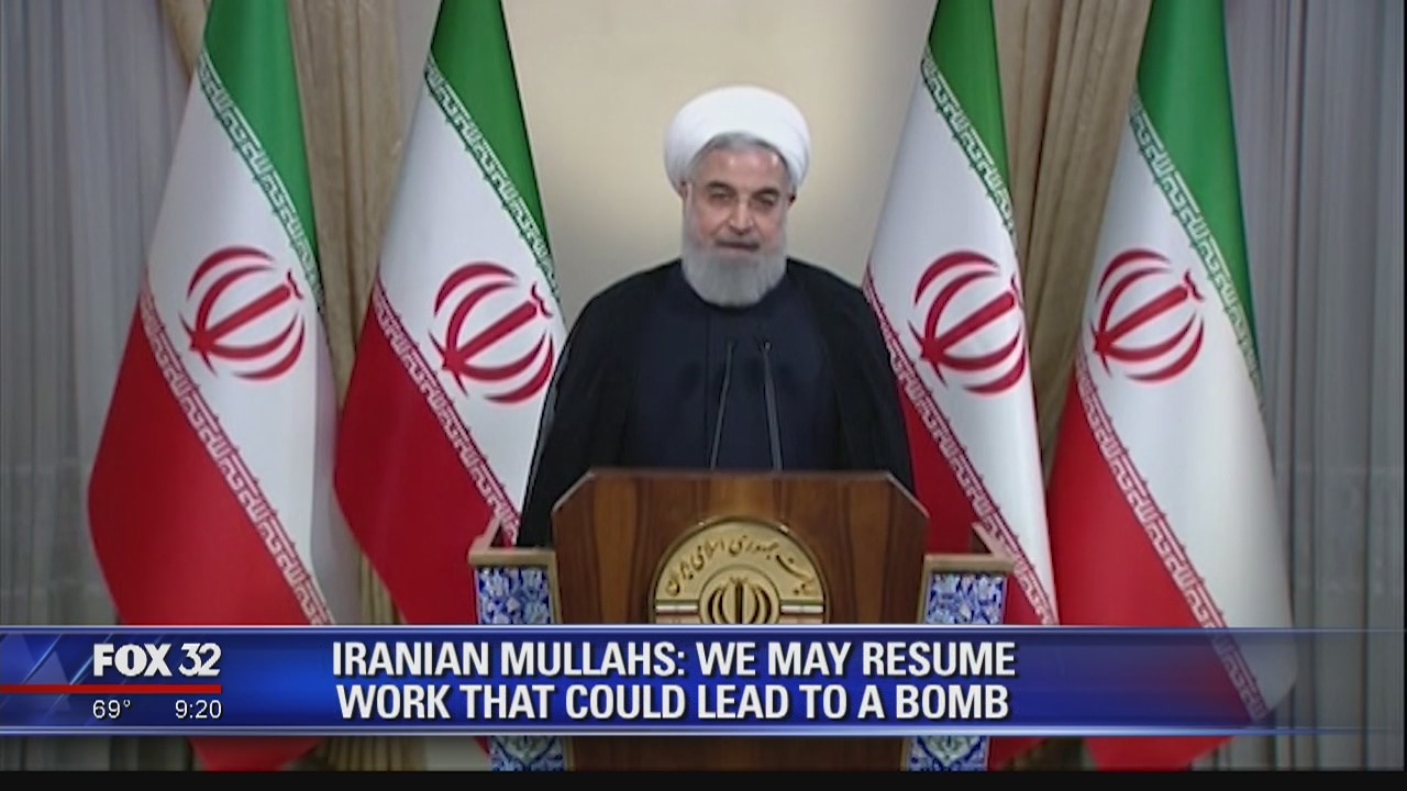 Trump declares US leaving 'horrible' Iran nuclear accord