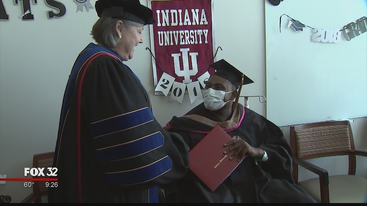 'Stay positive': Student graduates at Chicago hospital after heart transplant