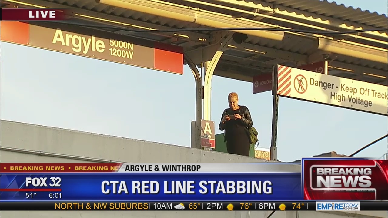 Man says he was stabbed, robbed on Red Line in Uptown