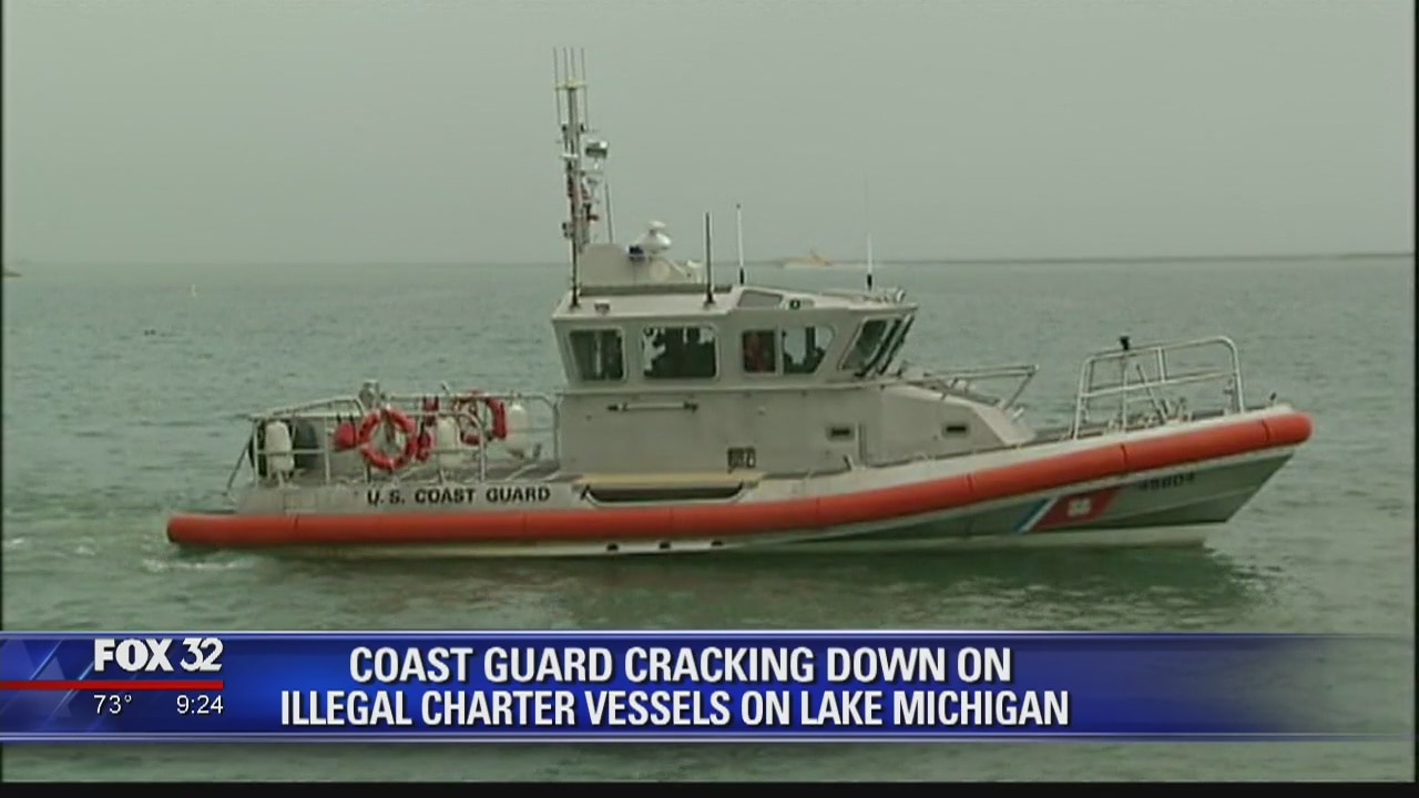 Coast Guard cracking down on illegal charter vessels on Lake Michigan