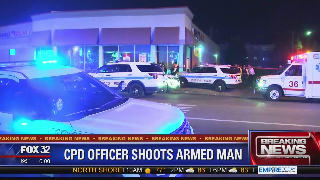 CPD officer shoots person who pointed gun at him in South Shore