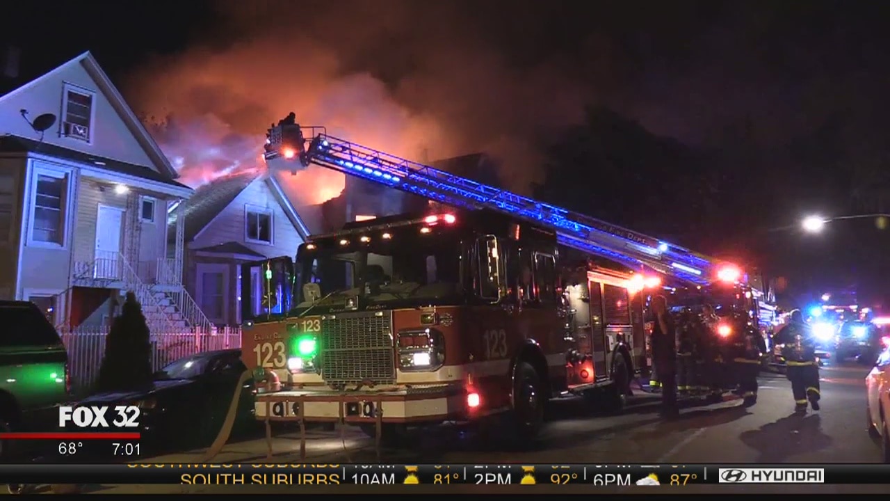 Neighbors displaced after Southwest Side house fires