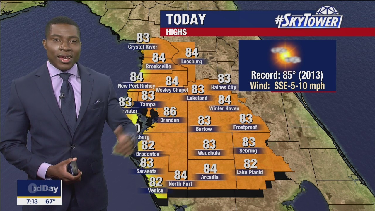 Sunday morning forecast