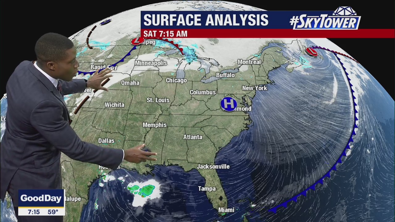 Saturday morning forecast