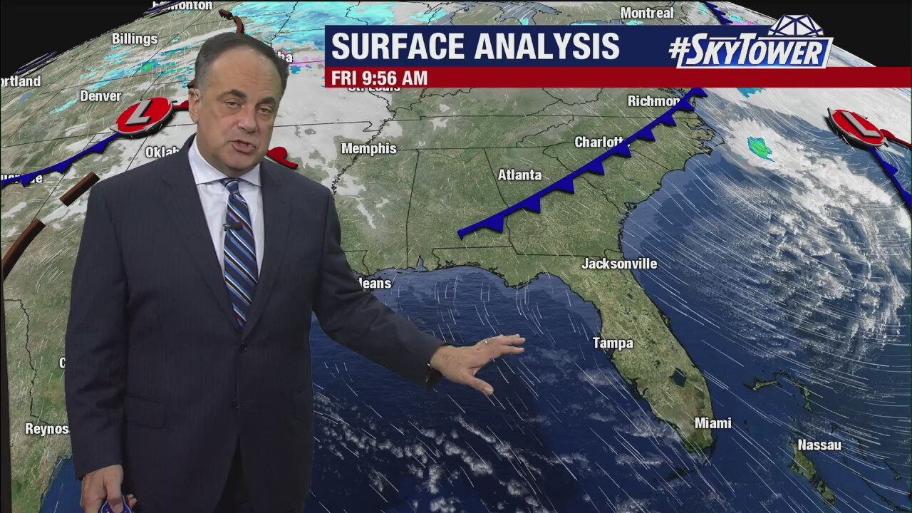 Friday afternoon forecast