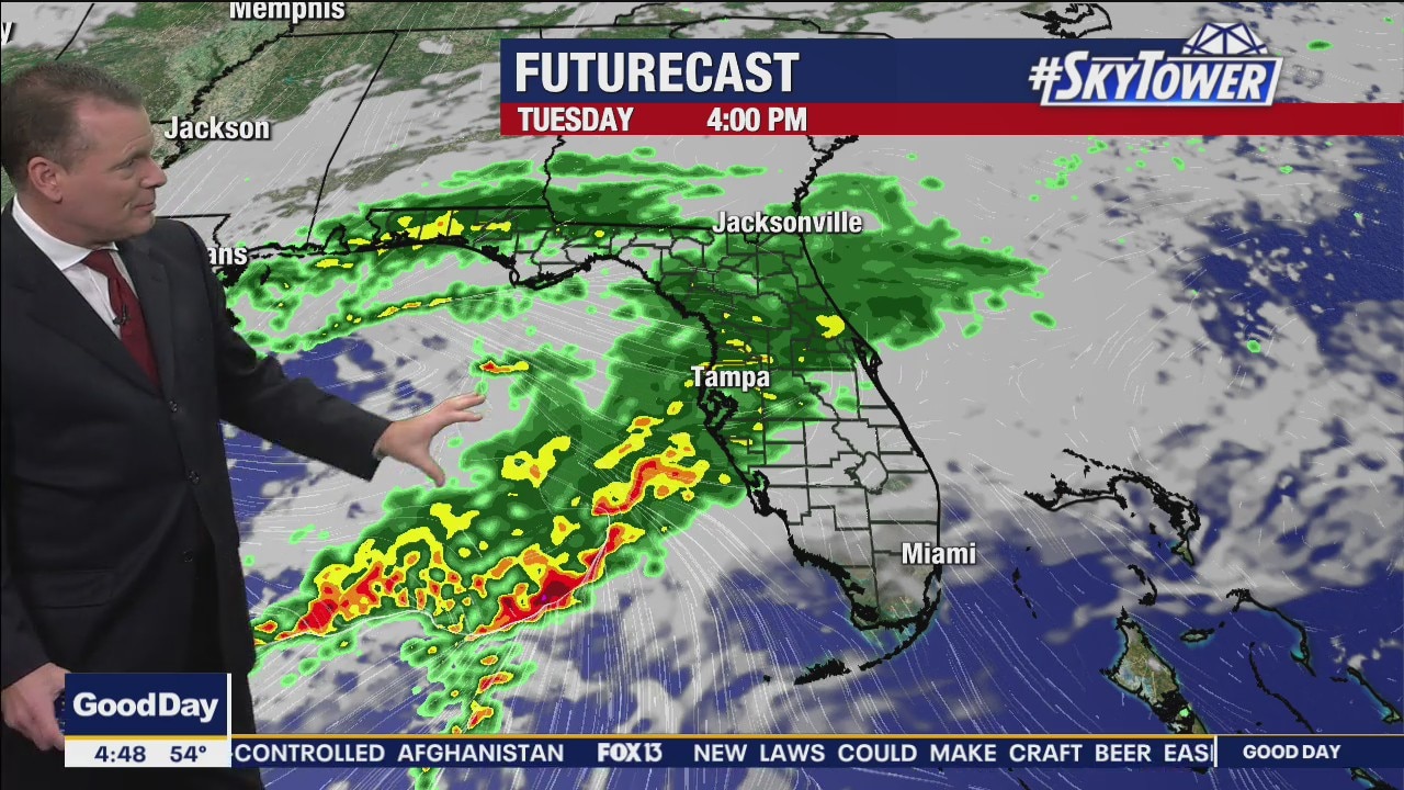 Tuesday morning forecast