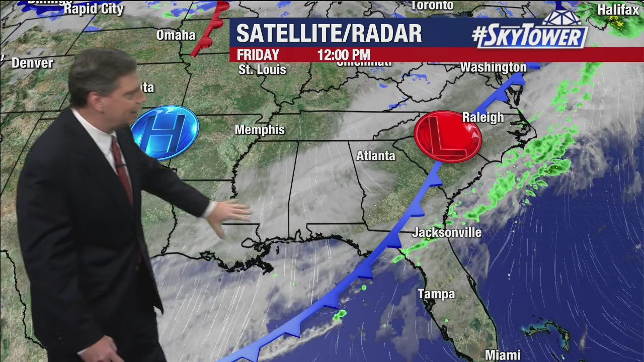 Friday afternoon forecast