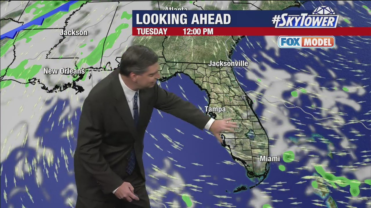 Monday afternoon forecast
