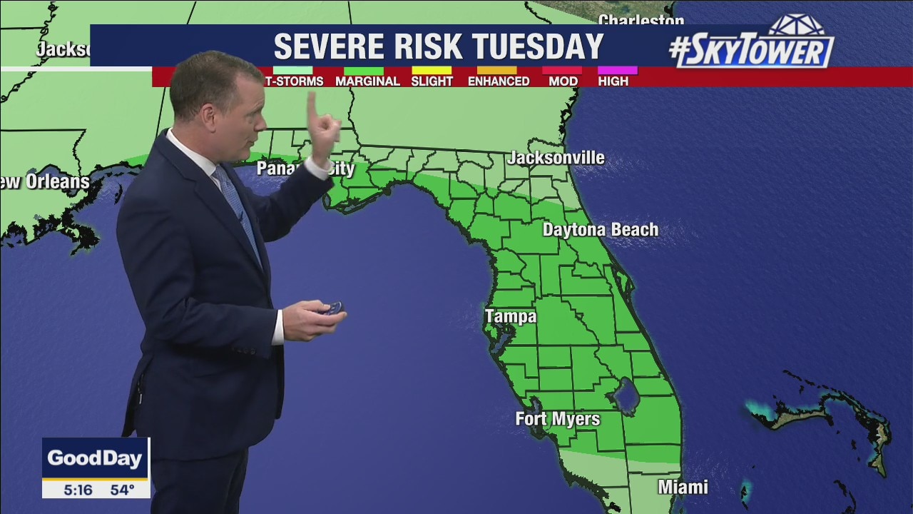 Monday morning forecast