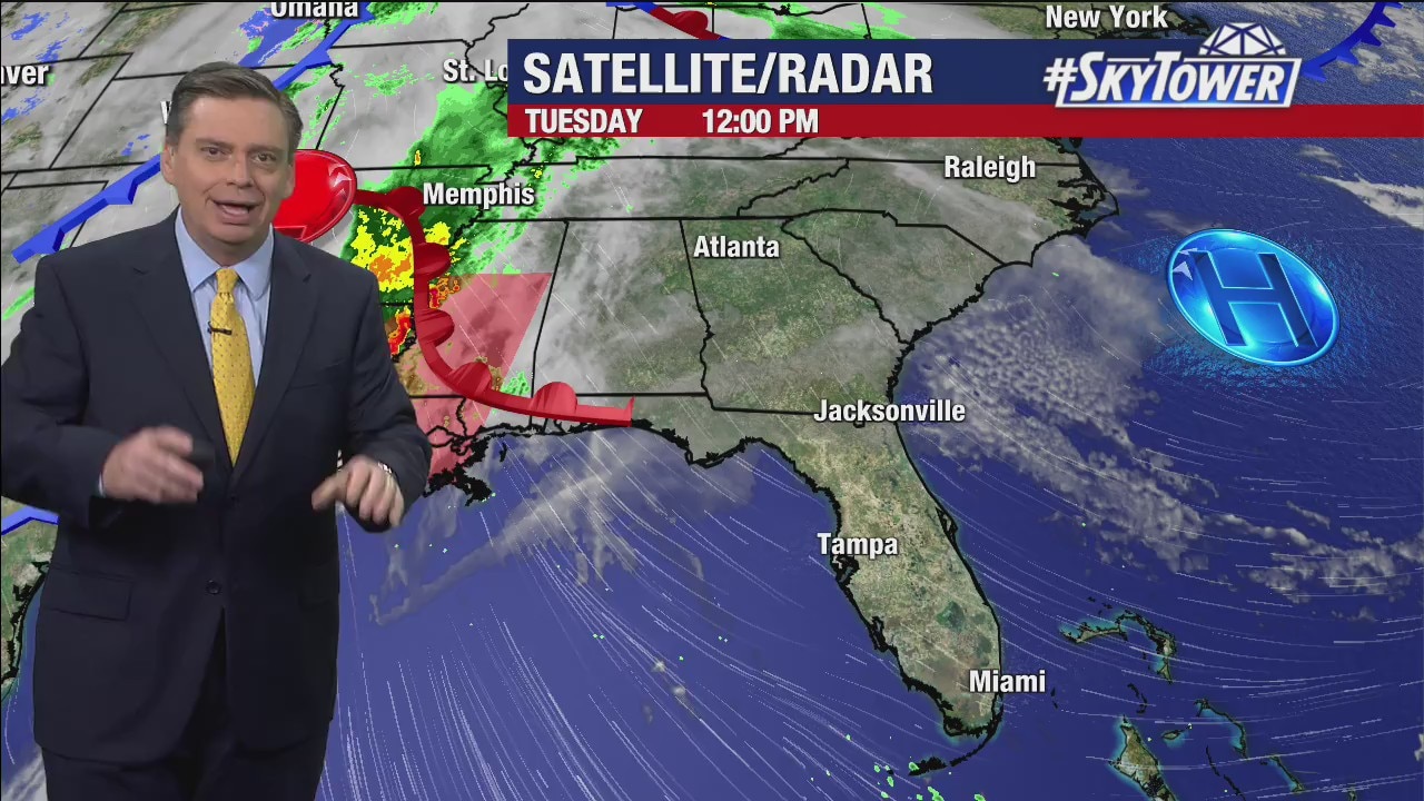 Tuesday afternoon forecast