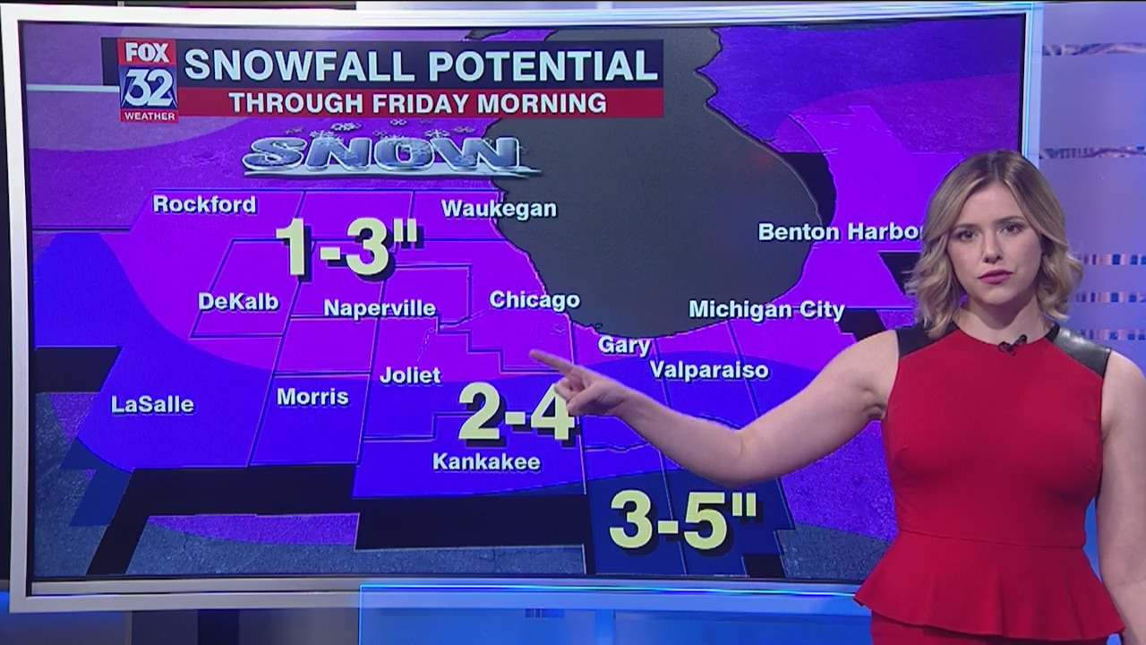 Afternoon forecast for Chicagoland on Feb. 5th