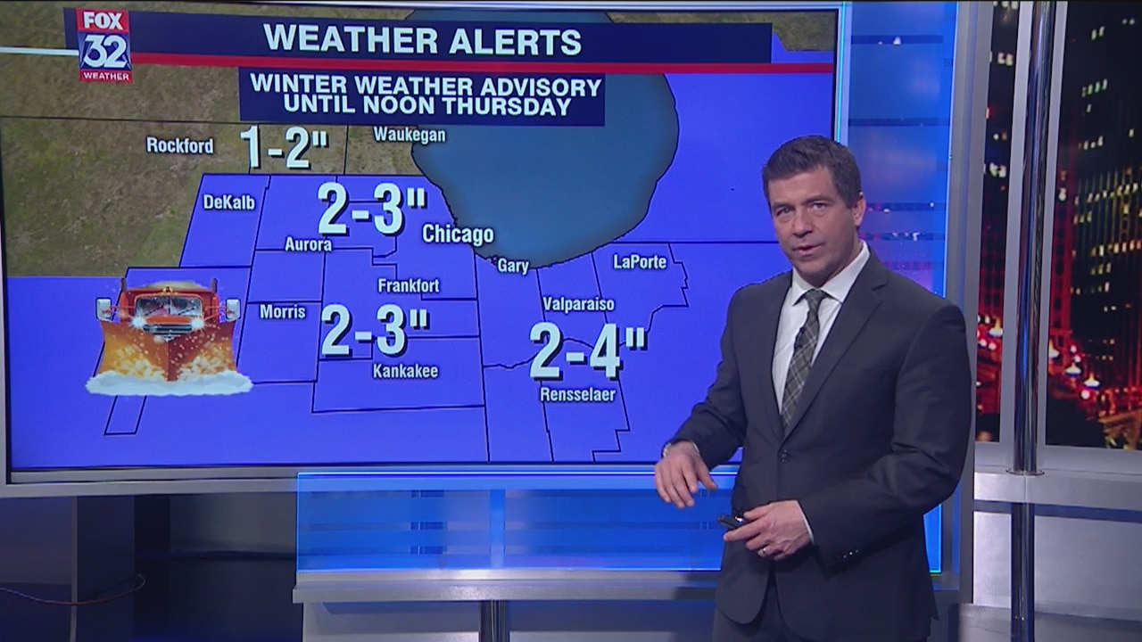 10 p.m. forecast for Chicagoland on Feb. 12