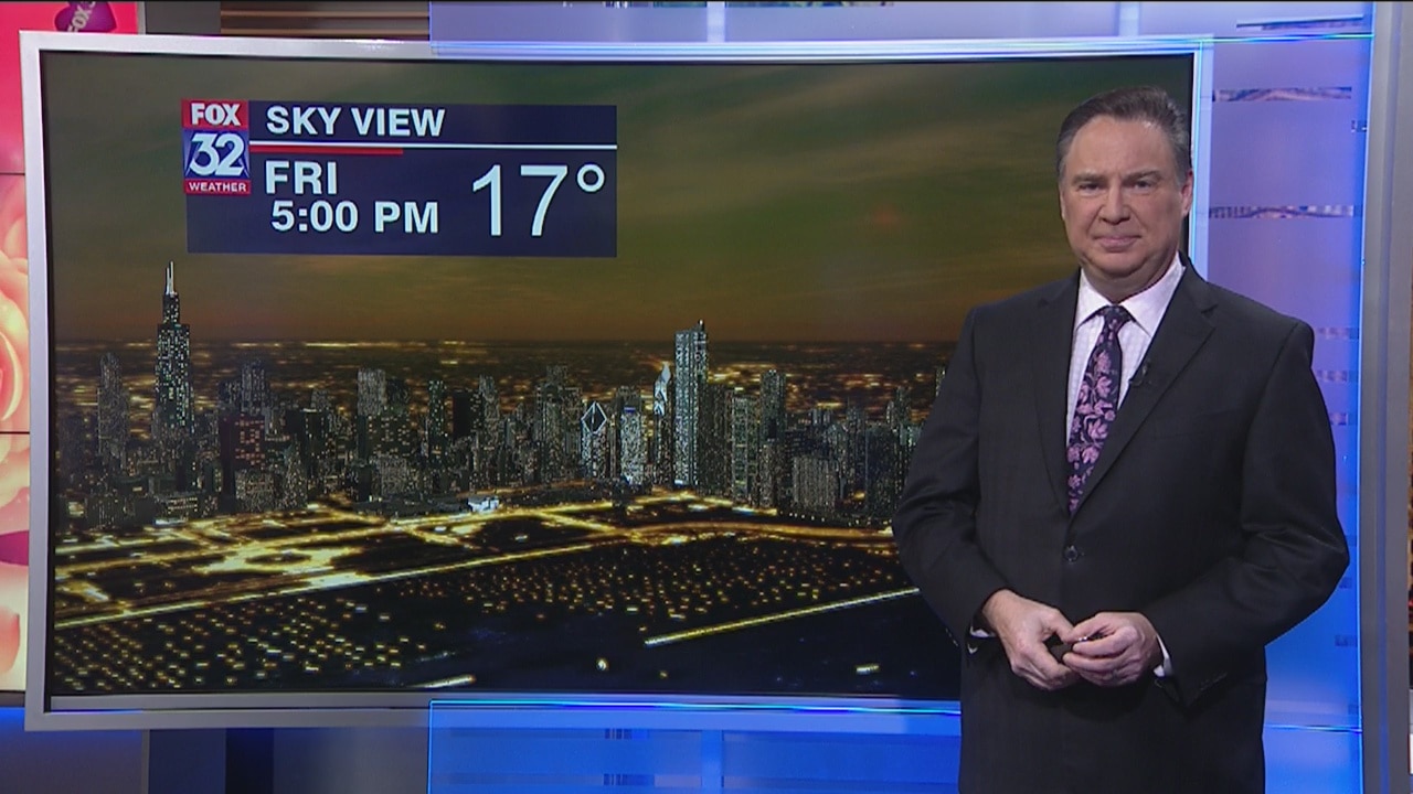 3:30 a.m. forecast for Chicagoland on February 14th