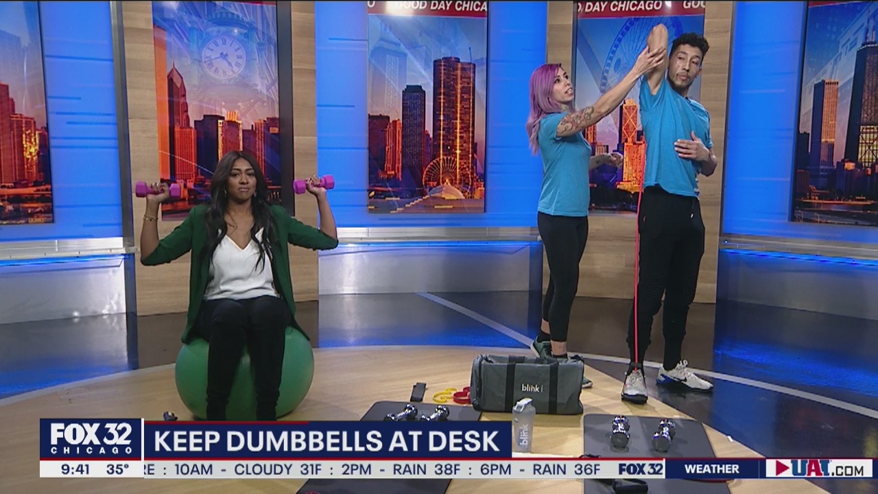 Raking in 'tiny wins' with simple workouts to do at work