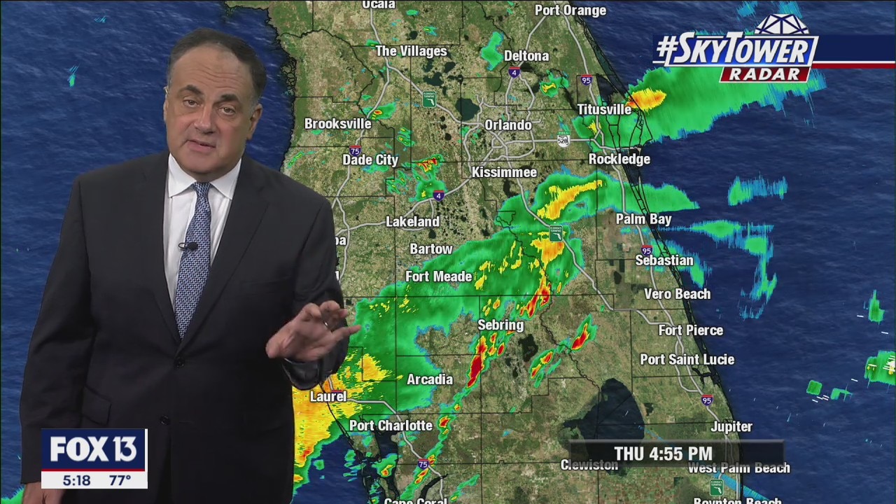 Thursday evening forecast