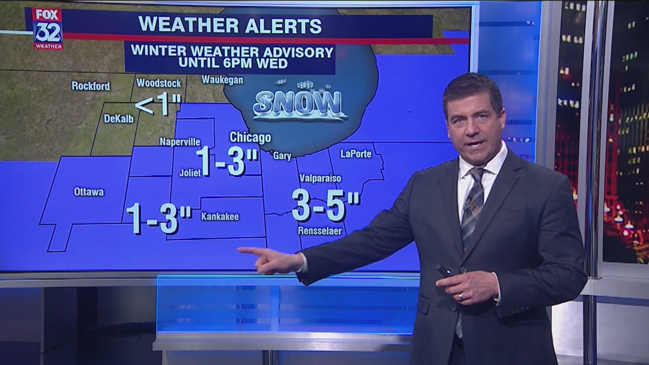 6 p.m. forecast for Chicagoland on Feb. 25