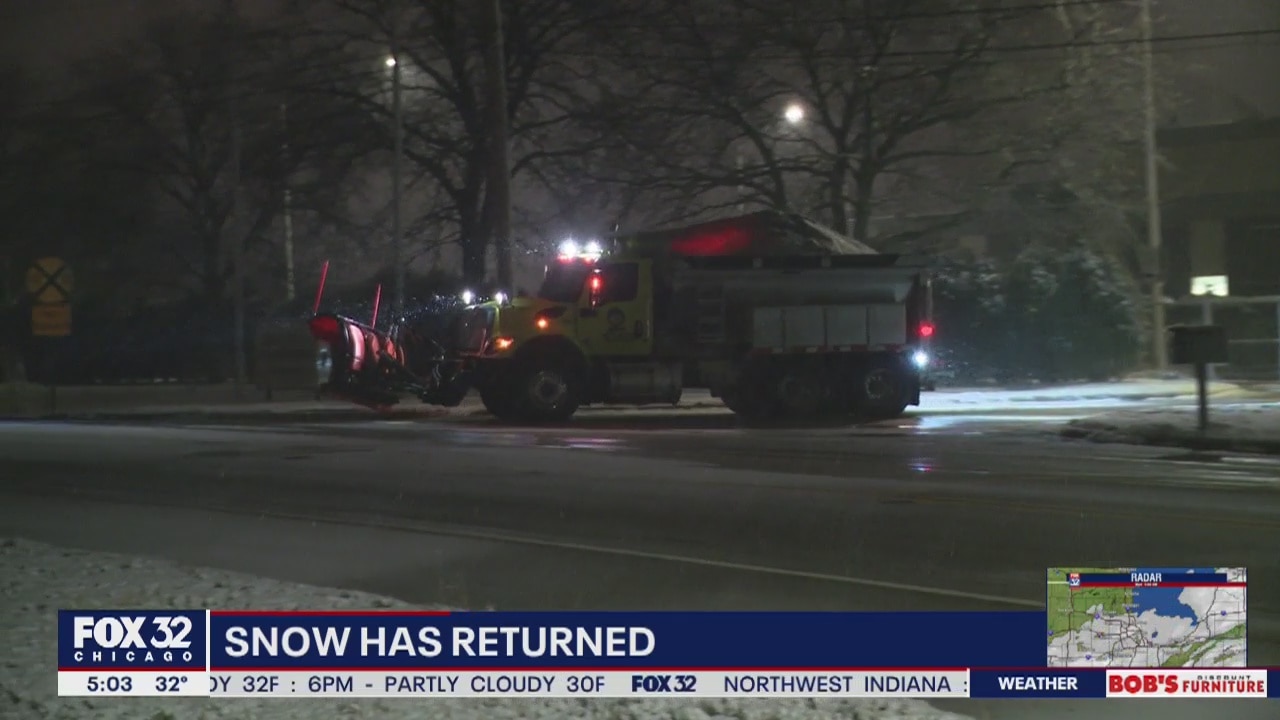 NW Indiana hit hardest by shifting snowstorm