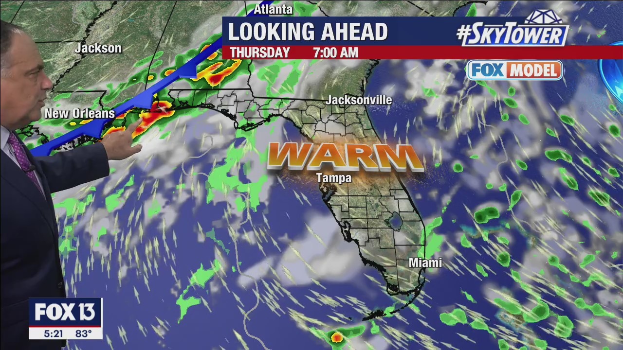 Wednesday evening forecast