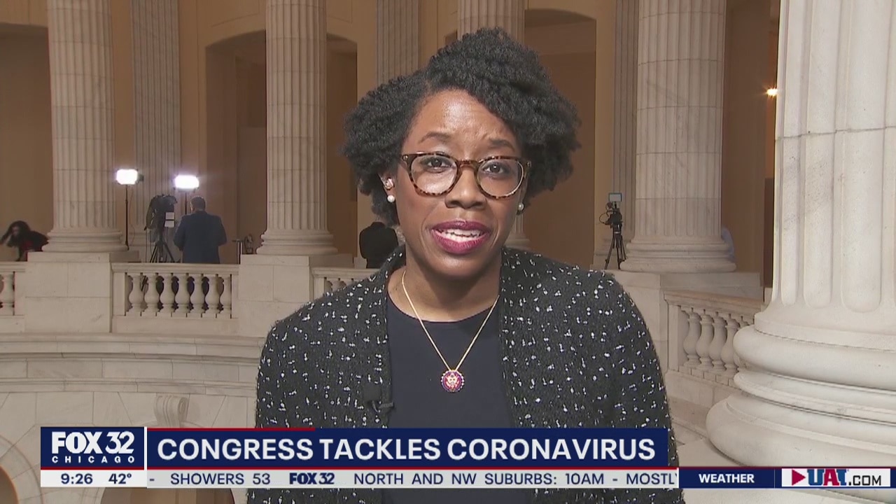 U.S. Rep. Lauren Underwood talks about Congress' response to coronavirus outbreak