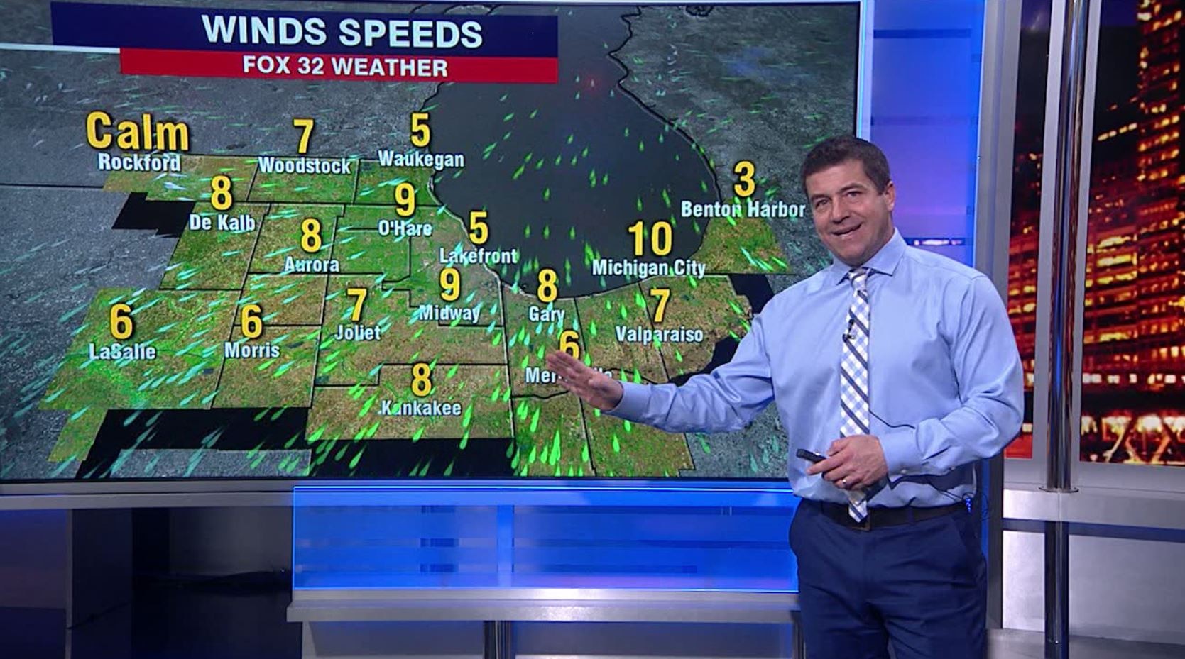 9 p.m. forecast for Chicagoland on March 15