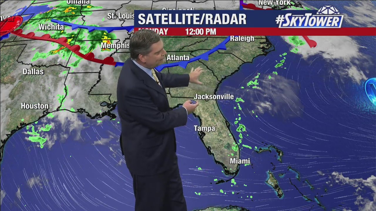 Monday afternoon forecast